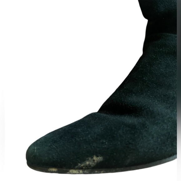 Tory Burch Kevin Over the Knee Boot - Black Willow Suede Size 6.5 - Picture 4 of 13